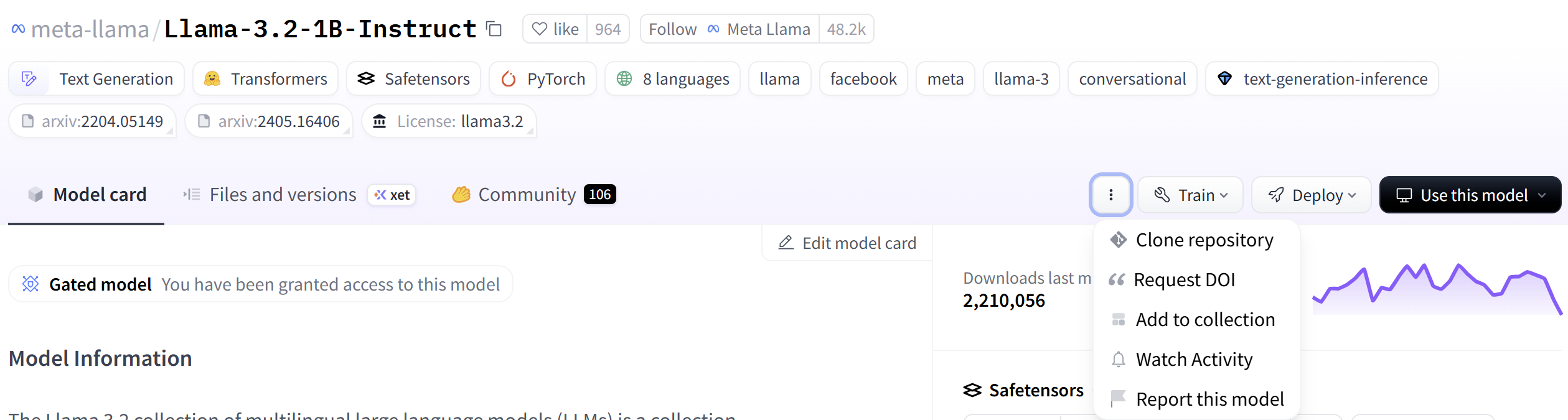 Llama-3.2-1B-Instruct Model Page